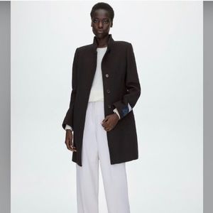 BABATON ROSEWOOD COAT BLACK, SIZE SMALL